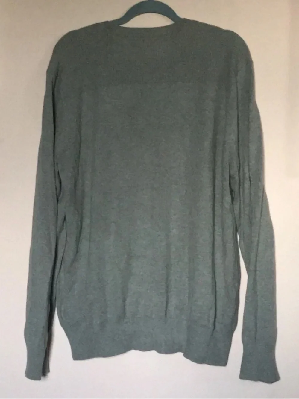 Banana Republic grey cotton cashmere sweater XL